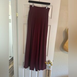 Dorris pants by Pinup girl clothing size small burgundy